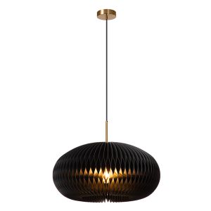 Papieren hanglamp zwart, Armoni