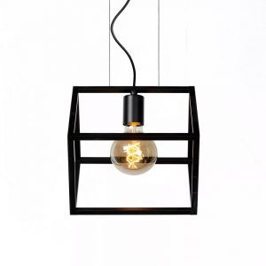 Zwarte hanglamp Fabian, metaal