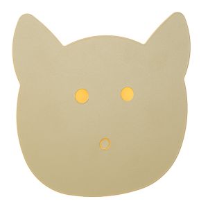 Groene kinderkamer wandlamp modern, Charlie, 5W, dim to warm LED, met touchdimmer