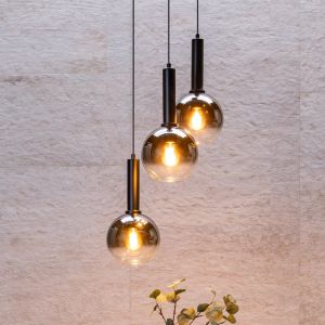 Zwarte hanglamp modern, Marius
