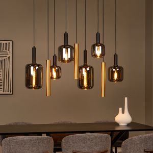 Zwarte hanglamp modern, Joanet