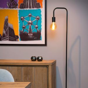 Zwarte vloerlamp Lorin