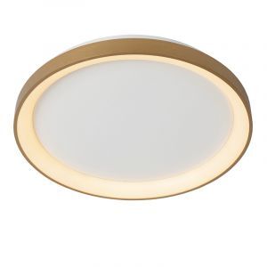 Gouden moderne plafonniere, Vidal, kunststof