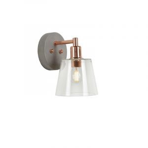 Retro wandlamp Vitri, Koper