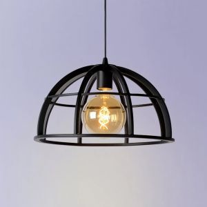 Moderne hanglamp Dikra, Zwart