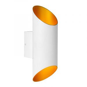 Witte moderne wandlamp, Quirijn, metaal