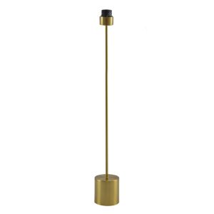 Aluminium vloerlamp zonder kap messing, Rika, met schakelaar