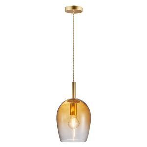 Amberkleurige hanglamp design, Uma