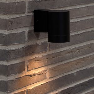 Zwarte buitenlamp aluminium, Tin, IP54