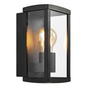 Zwarte buitenlamp modern, Luchy, IP44
