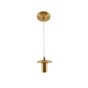 Metalen hanglamp zonder kap koper, Minne