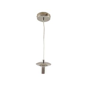 Metalen hanglamp zonder kap nikkel, Minne