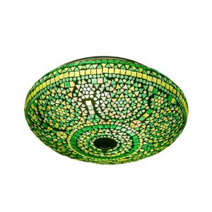 Groene oosterse plafonnière mozaïek, Louay