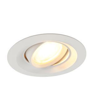Ronde inbouwspot Tycho, wit