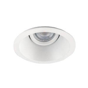 Ronde inbouwspot Tyron, wit