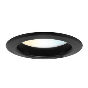 Zwarte downlight aluminium, Otmar, 10W, white switch LED, IP22
