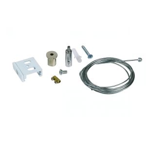 Pendelset voor 3-fase railverlichting, 5 meter, wit, Pro