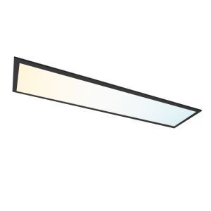 Zwart LED paneel 30x120 - 100 lm/W - UGR<19 - verstelbaar wit - back-lit