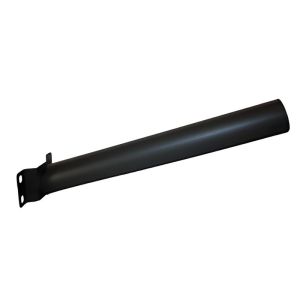 Muursteun voor straatverlichting 48 mm, zwart
