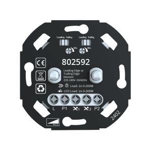 Dubbele LED dimmer 0-200W
