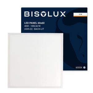 LED paneel 60x60 - 40W - 6000K - UGR<22 - back-lit - smalle rand