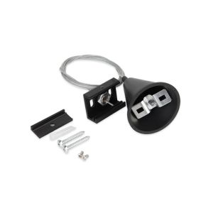 Pendelset voor 3-fase railverlichting, 3 meter, zwart, Pro