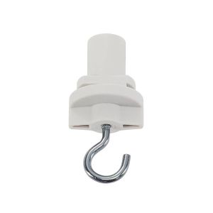 3-fase adapter met haak, wit, Pro