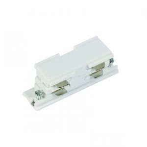 I-vorm interne connector voor 3-fase railverlichting, wit, Pro