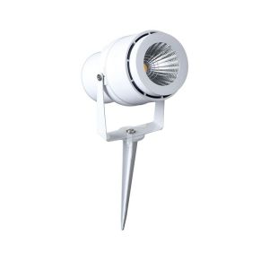 Aluminium prikspot wit, Soufyan, 12W, 4000K LED, IP65