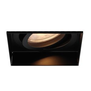 Aluminium trimless inbouwspot zwart, Royce