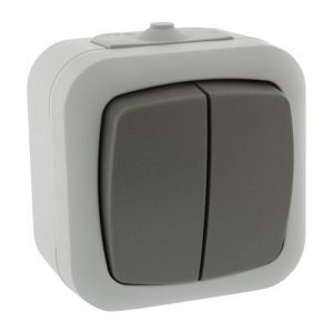 Q-Link spatwaterdichte opbouw schakelaar, serie