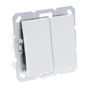 Q-Link S-Line Schakelaar Inbouw Serie, Polarwit