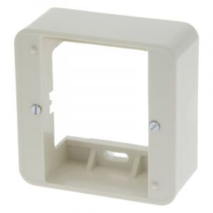 Peha Standard opbouwraam inbouw, 1-voudig crème