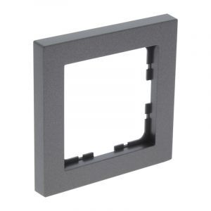 Q-Link S-Line afdekraam 1-voudig, zwart/antraciet
