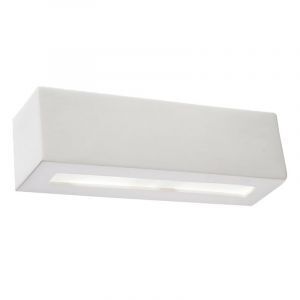 Moderne up down wandlamp Emmaly, wit, keramiek