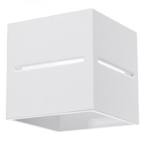 Witte up down wandlamp Jacky, aluminium