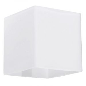 Witte up down wandlamp Jermy, glas