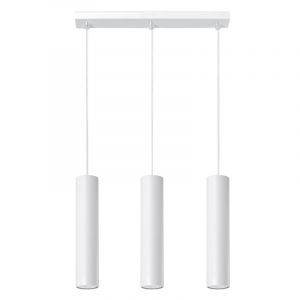 Witte hanglamp Harley, aluminium, 3L