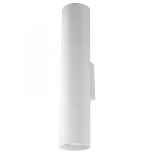 Witte up down wandlamp Harley, aluminium