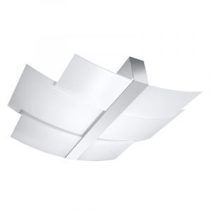Chromen plafondlamp Marith, staal