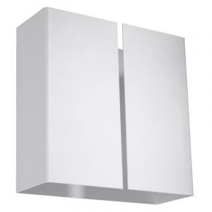 Moderne up down wandlamp Kenrick, wit, aluminium