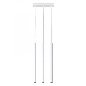 Moderne hanglamp Hillary, wit, aluminium, 3L