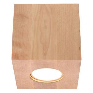Landelijke opbouwspot Andro, bruin, hout