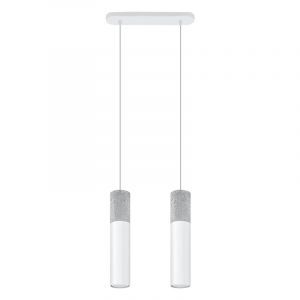 Betonnen hanglamp Fardou, grijs