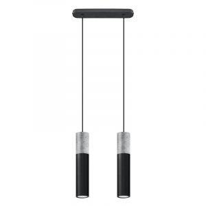 Betonnen hanglamp Fardou, grijs