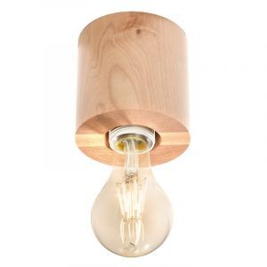 Landelijke opbouwspot Anela, bruin, hout