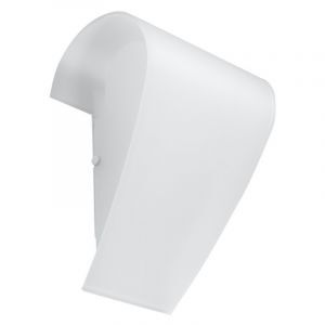 Witte wandlamp Matias, glas