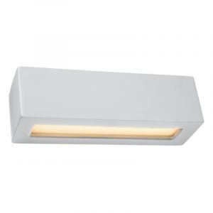 Moderne up down wandlamp Emmaly, grijs, keramiek