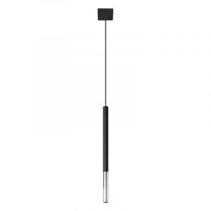 Moderne hanglamp Ilonca, chroom, aluminium