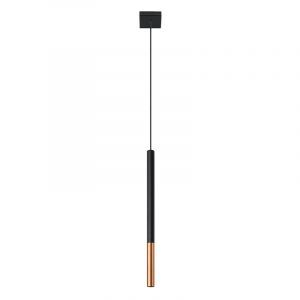 Moderne hanglamp Ilonca, koper, aluminium